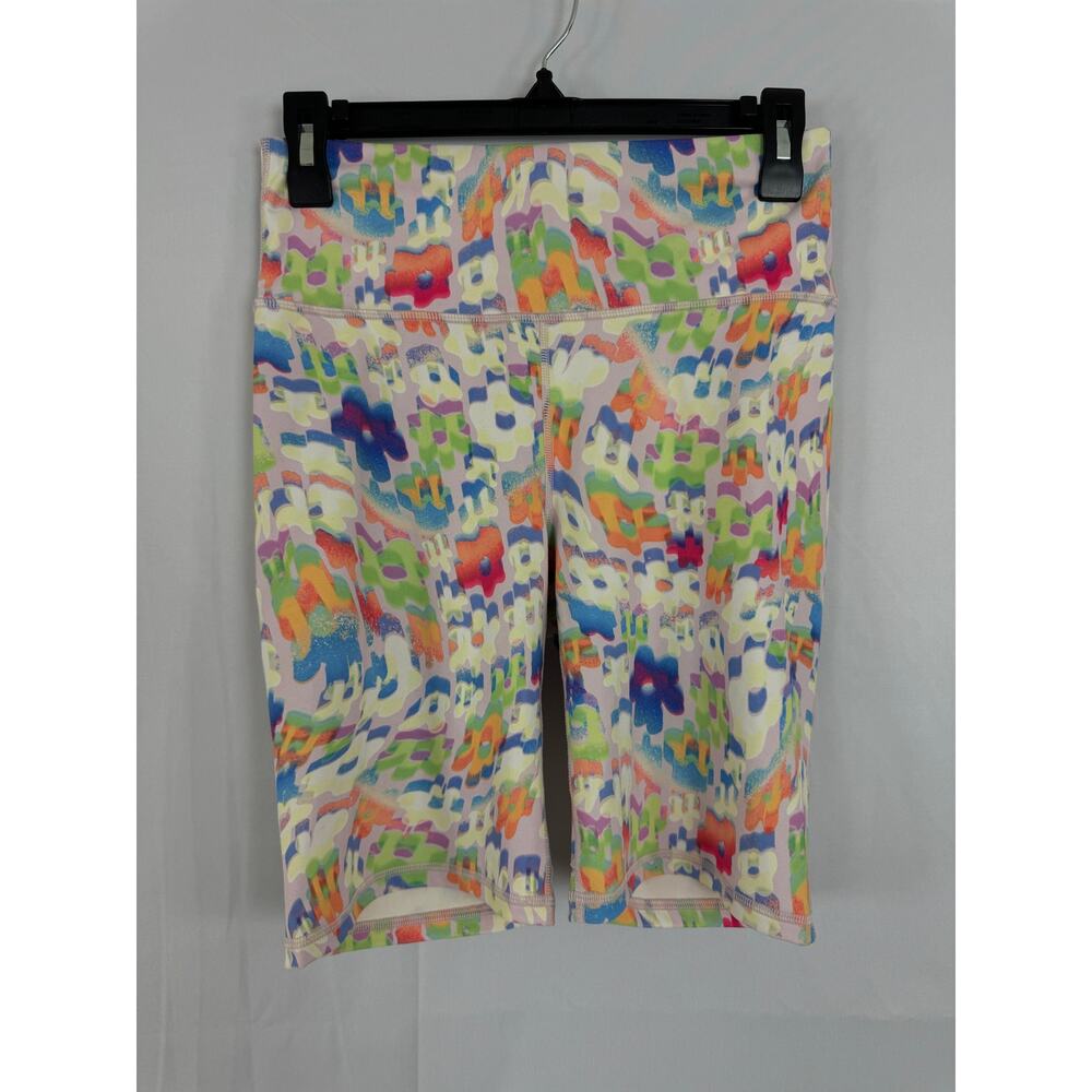 Fabletics PowerHold High-Rise Compression Bike Shorts Multicolor Size S, Workout